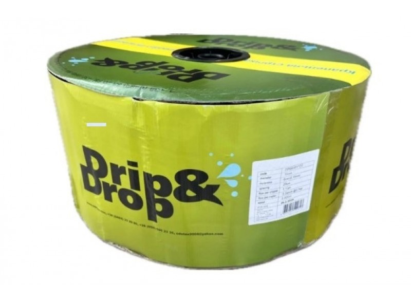Крапельна стрічка Drip&Drop 6mil 15см 1,1л/год 3000м Емітерна Крапельна стрічка Drip&Drop 6mil 15см 1,1л/год 3000м Емітерна